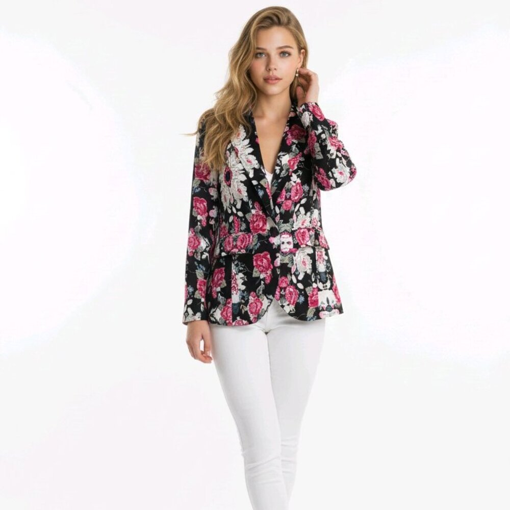 🌸 Pre-Loved Floral Blazer – Chic, Feminine & Effortless! 🌸